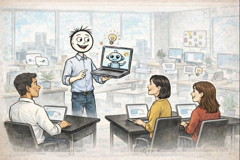 Upskill teams to build with AI-not just talk about it